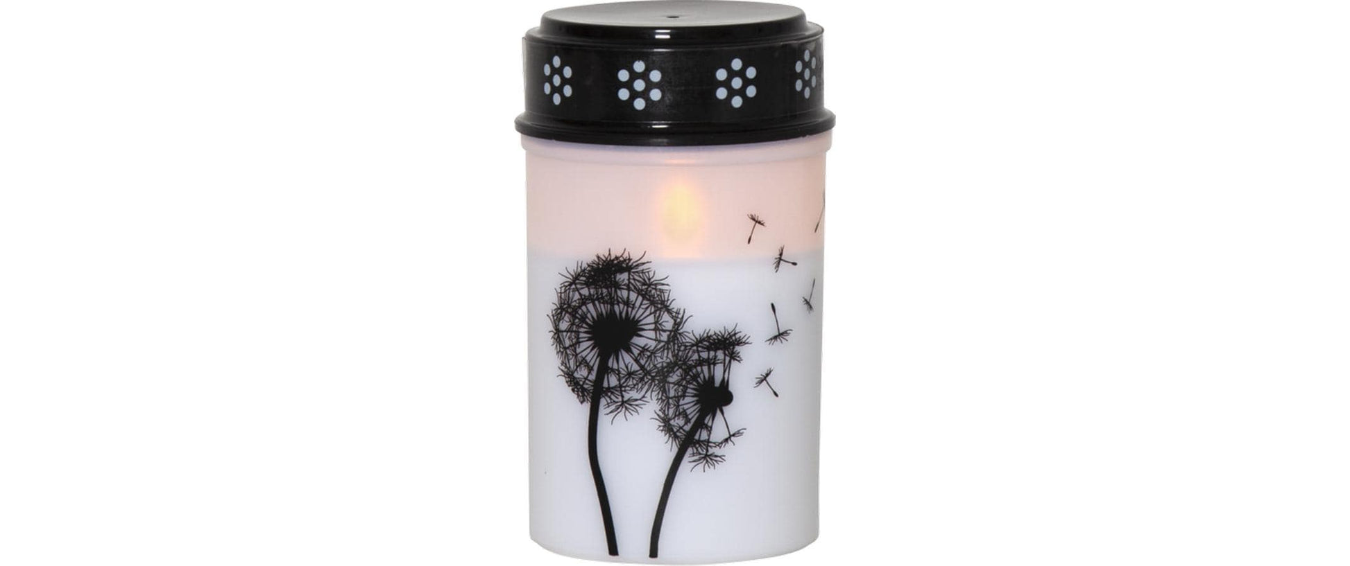 Star Trading Grablicht – LED, für Ø 7 × 12 cm – Kunststoff, weiss