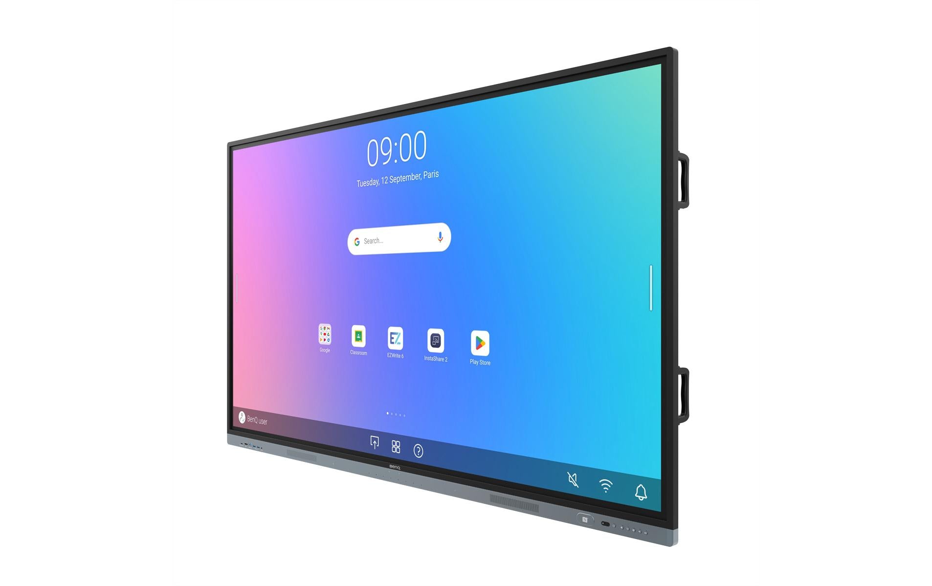 BenQ Whiteboard – 171.7 × 103.7 cm, Wandmontage