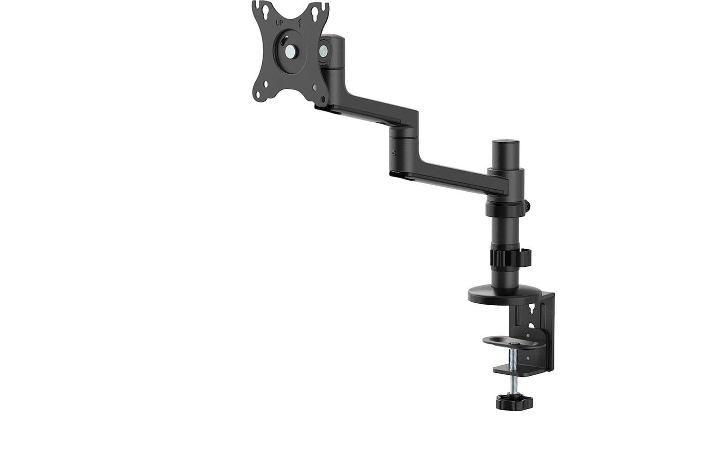 Neomounts Laptop-Arm (Klemme/Durchführung) – für Notebooks bis 17,3" – VESA 100×100, 5 kg – Schwarz