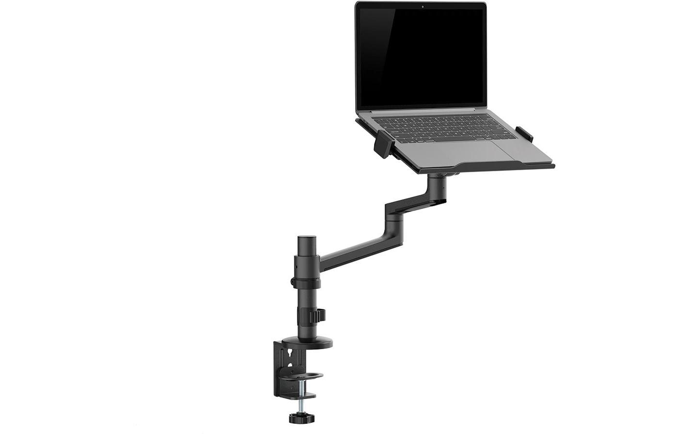 Neomounts Laptop-Arm (Klemme/Durchführung) – für Notebooks bis 17,3" – VESA 100×100, 5 kg – Schwarz