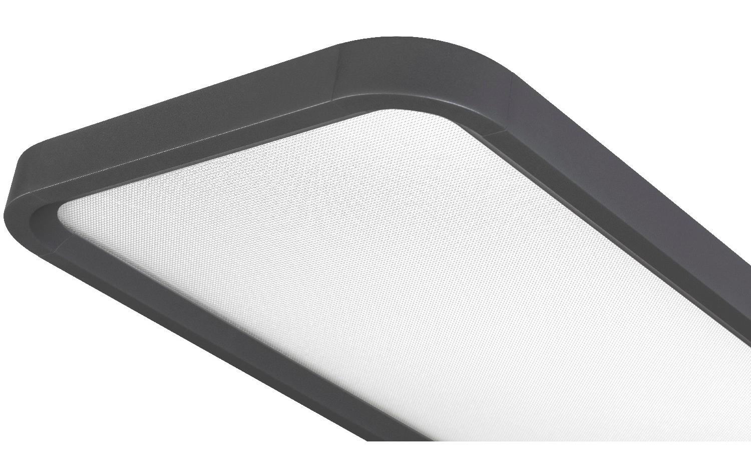 Hansa Saphir Stehleuchte – 4000 K Neutralweiss, Dimmbar, mit Bewegungs- & Tageslichtsensor, 3700 lm, Anthrazit