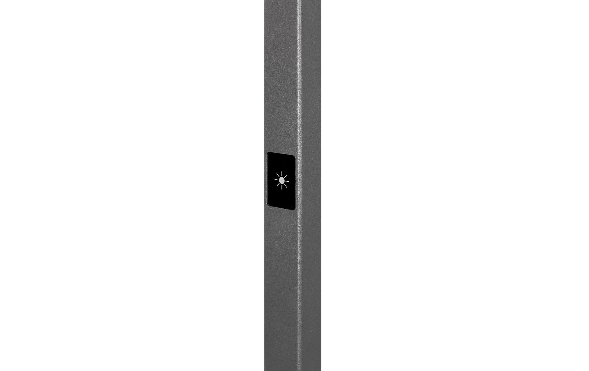 Hansa Saphir Stehleuchte – 4000 K Neutralweiss, Dimmbar, mit Bewegungs- & Tageslichtsensor, 3700 lm, Anthrazit