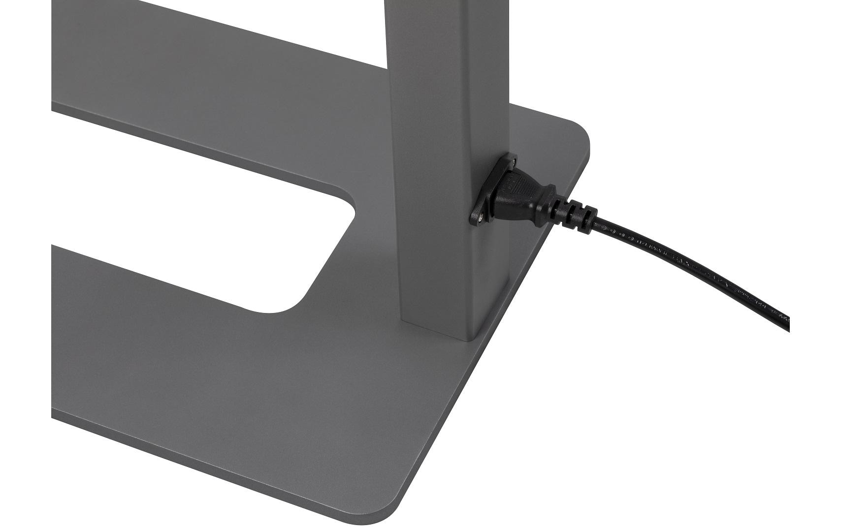 Hansa Saphir Stehleuchte – 4000 K Neutralweiss, Dimmbar, mit Bewegungs- & Tageslichtsensor, 3700 lm, Anthrazit