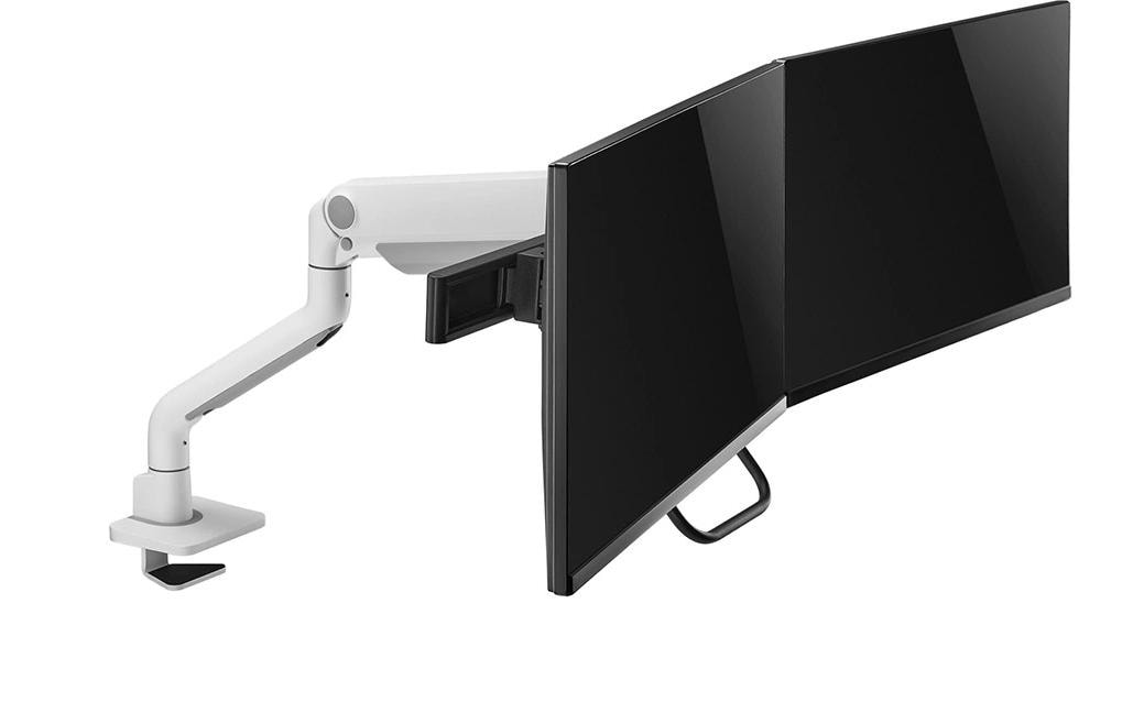Neomounts Ds75S Ds75S-950Wh2 – Monitorarm, Dual, Tischklemme/Tischdurchführung, bis 32"