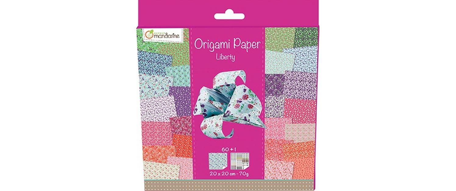 Avenue Mandarine Origami Papier – sortiert – 200 × 200 mm, 60 Blätter