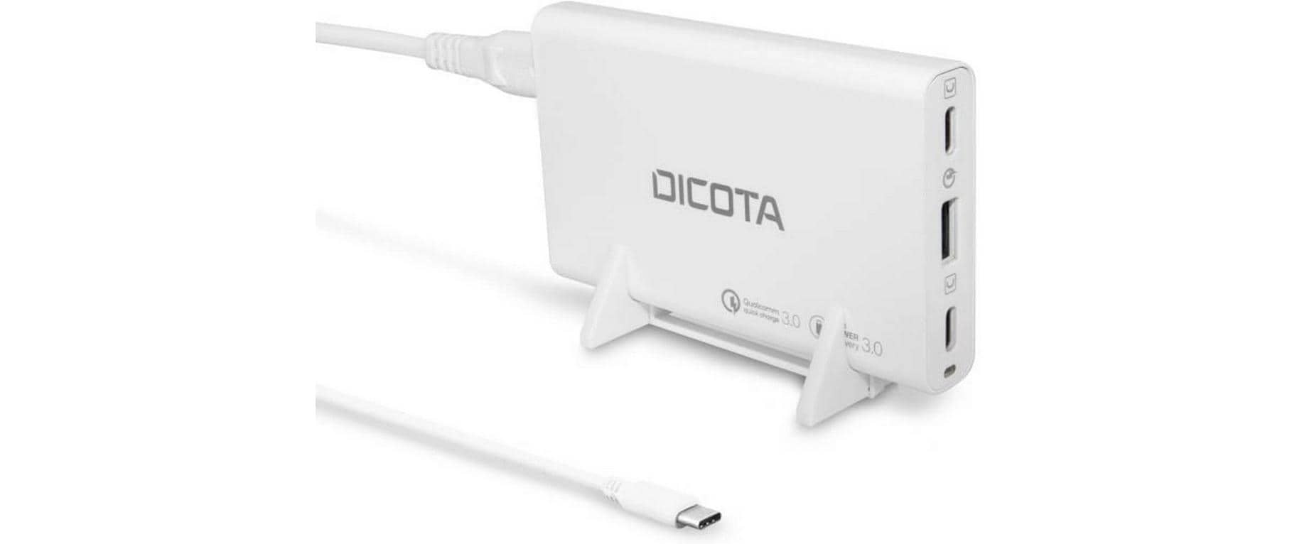 DICOTA Ladegerät – 65 W, 3× Anschlüsse