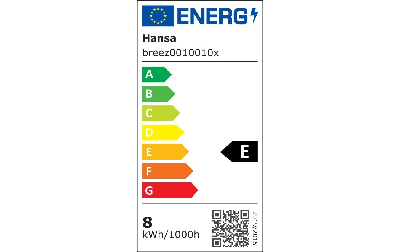 Hansa LED-Tischleuchte Breeze – stufenlos dimmbar, dreh-/neigbar – 3000–5800 K – 450 lm, 9 W – silber, ABS