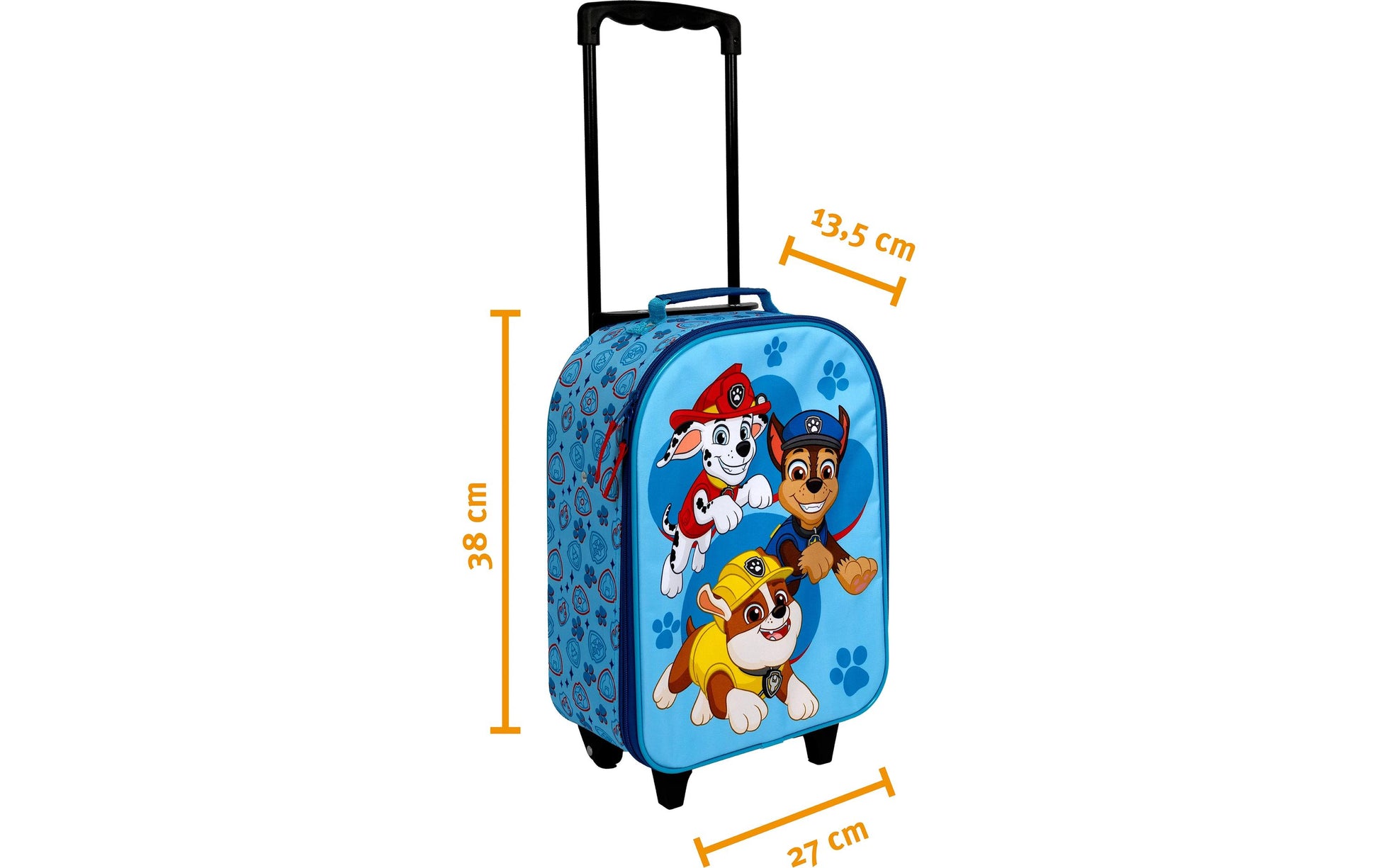 Undercover PPCT8124 – Kindertrolley, 13 l, 2 Rollen, Paw Patrol Motiv, Mehrfarbig