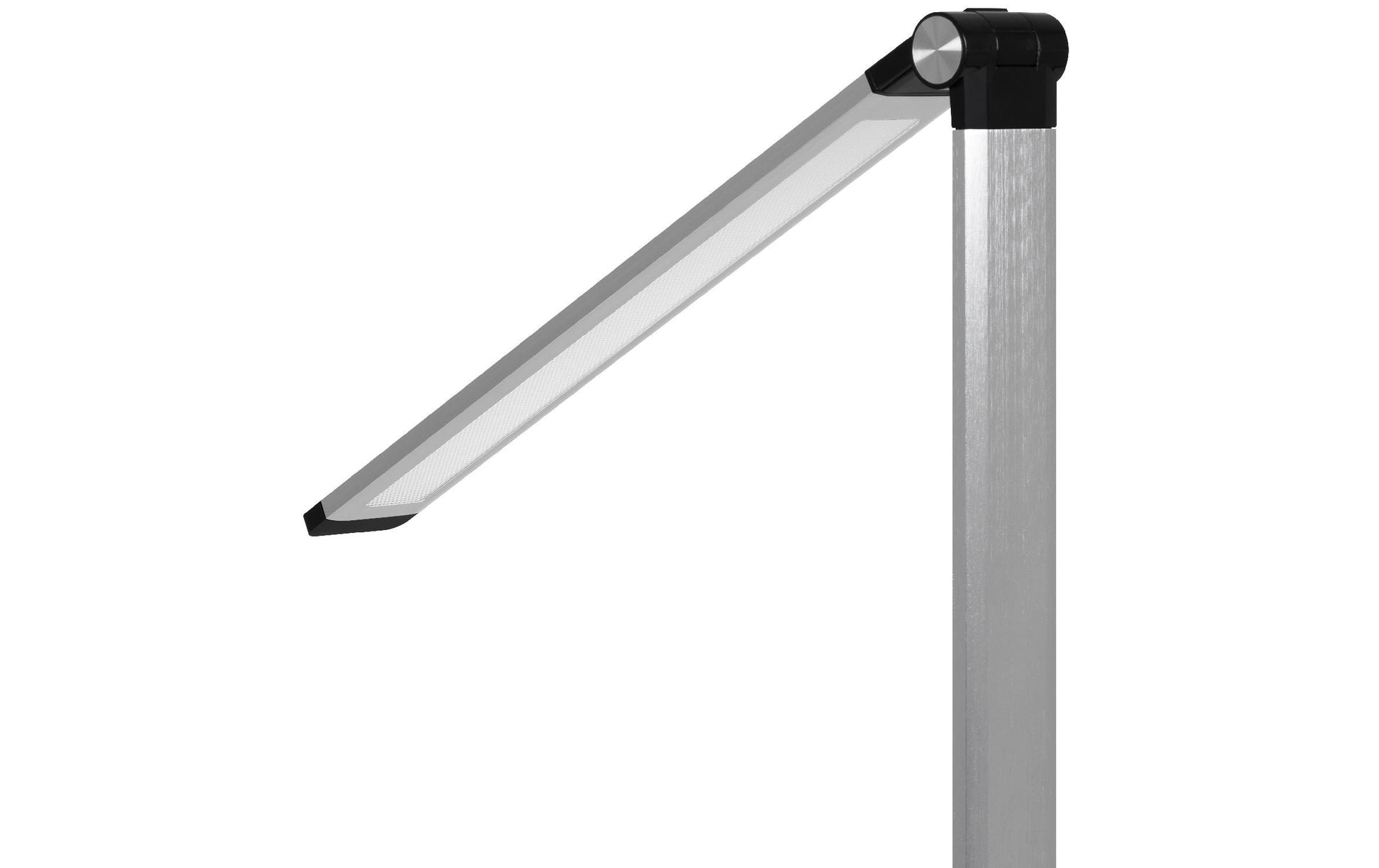 Hansa LED-Tischleuchte Breeze – stufenlos dimmbar, dreh-/neigbar – 3000–5800 K – 450 lm, 9 W – silber, ABS