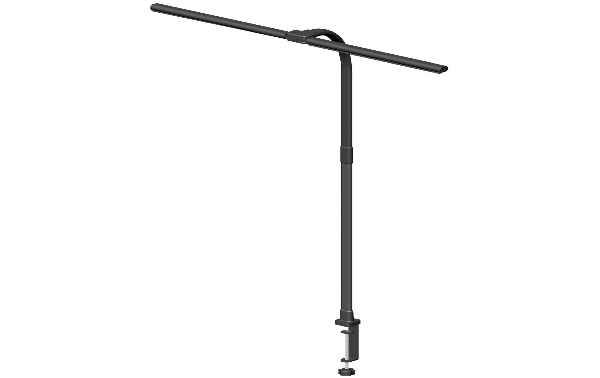 Hansa Nova Bildschirmleuchte – 3000–6500 K, dimmbar, für 65 mm Klemmweite, 80 cm, schwarz
