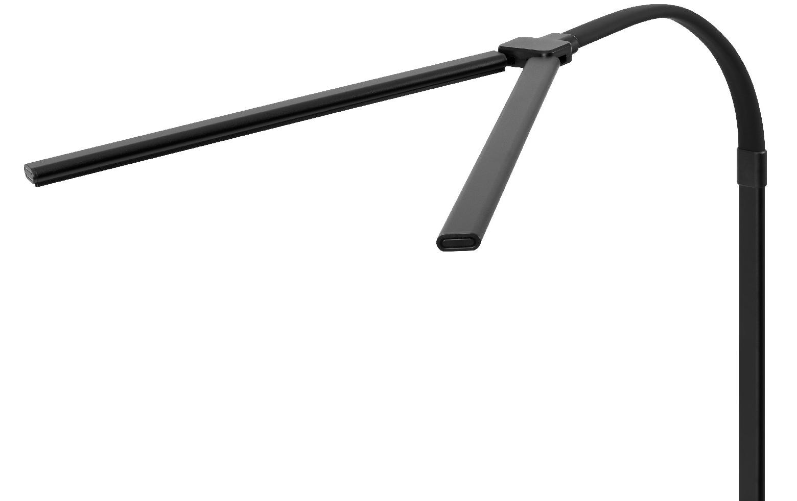 Hansa Nova Bildschirmleuchte – 3000–6500 K, dimmbar, für 65 mm Klemmweite, 80 cm, schwarz