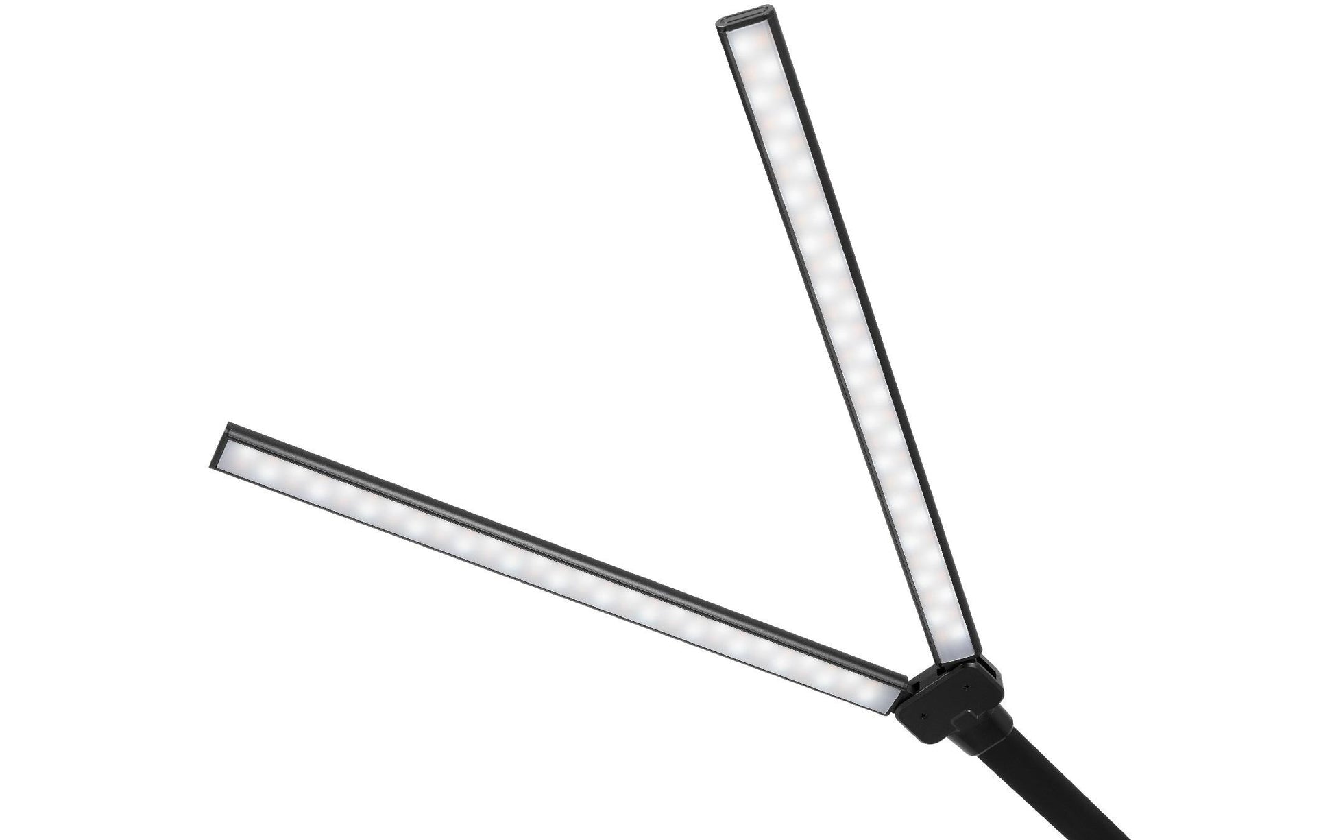 Hansa Nova Bildschirmleuchte – 3000–6500 K, dimmbar, für 65 mm Klemmweite, 80 cm, schwarz
