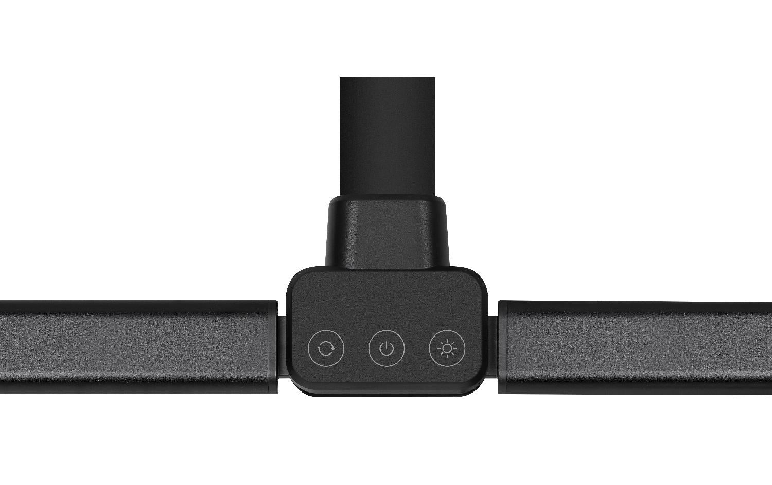 Hansa Nova Bildschirmleuchte – 3000–6500 K, dimmbar, für 65 mm Klemmweite, 80 cm, schwarz