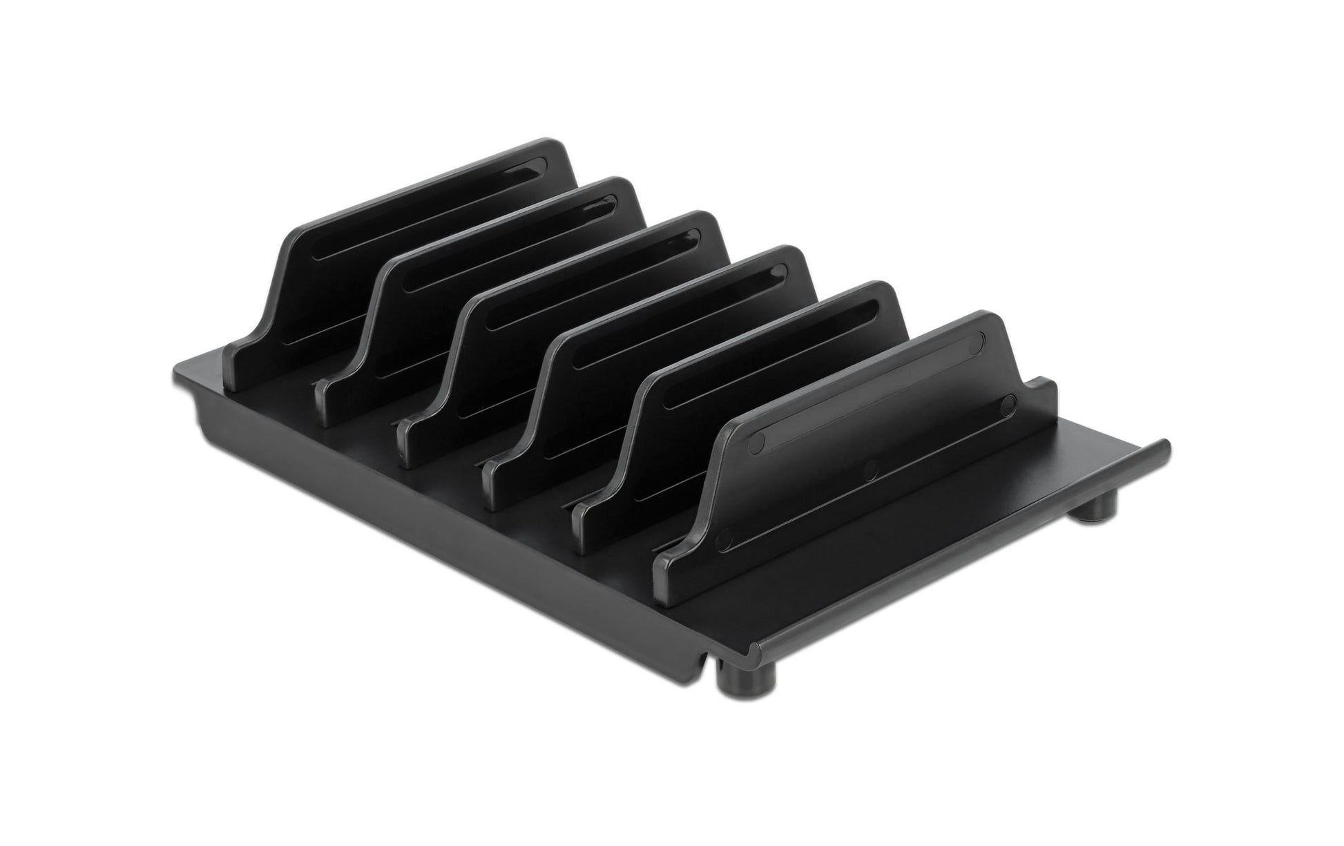DeLOCK Tablet-Ständer – für Tablets und Smartphones bis 13", 6 Geräte – Schwarz
