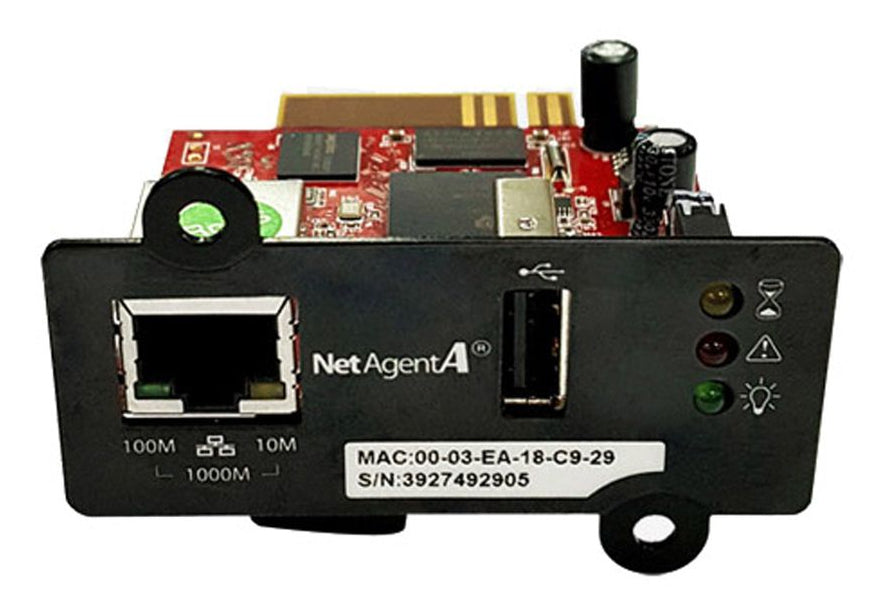 ROLINE Web/SNMP Karte Netzwerk-Management-Karte – 10/100/1000 Mbit/s, SNMPv3/IPv6, für ROLINE LineSecure III