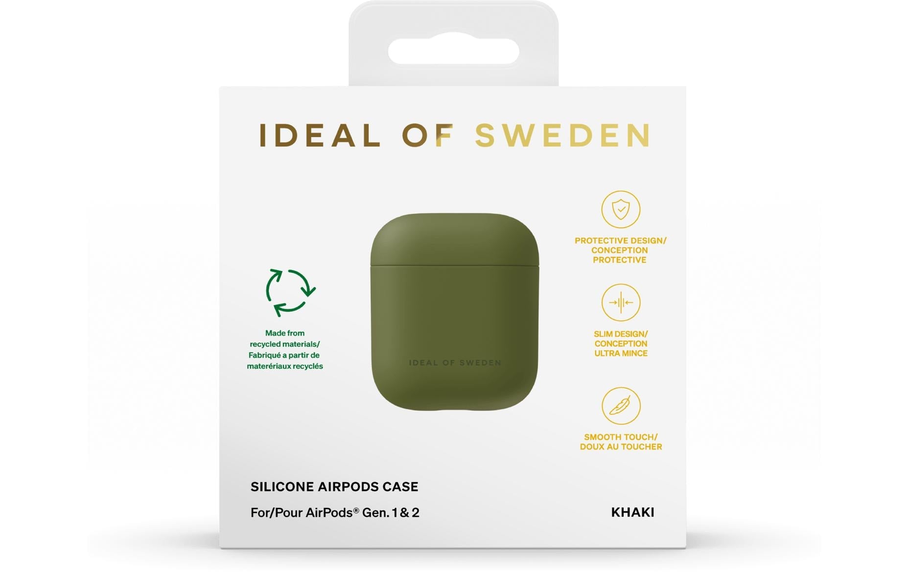 iDeal of Sweden IDSIAPC-450 – Schutzhülle – für AirPods (1. & 2. Gen.) – Polycarbonat/Silikon – Grün
