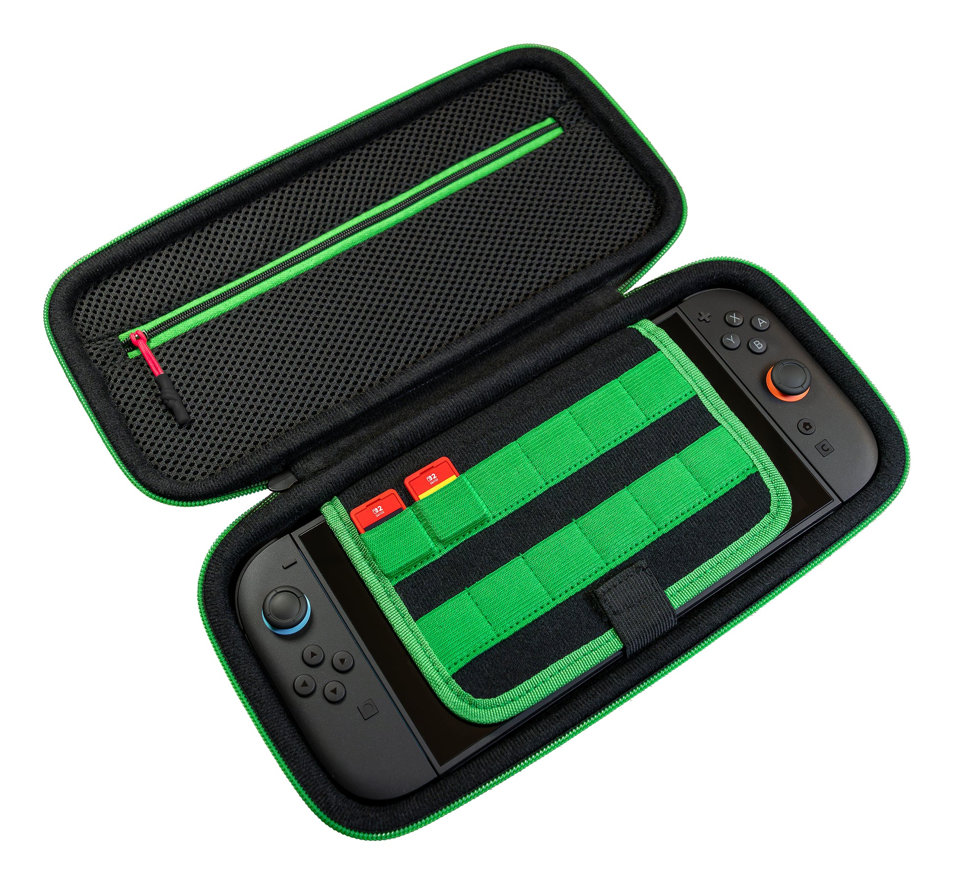 Turtle Beach Tablet-Hülle für Nintendo Switch 2, Nintendo Switch und Nintendo Switch OLED – Schwarz/Grün