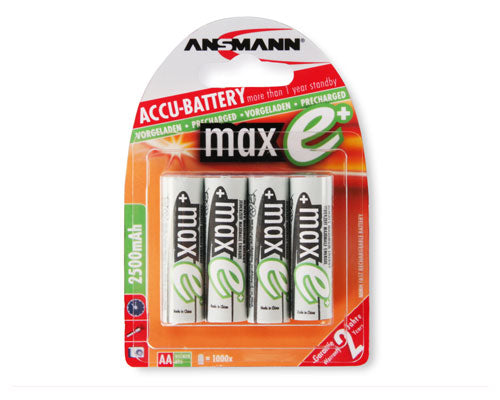 Ansmann maxE+ Akku 2500 mAh Ni‑MH