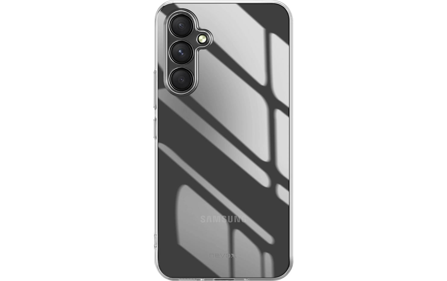 Nevox StyleShell Flex Backcover – für Samsung Galaxy A36, PC+TPU, Transparent