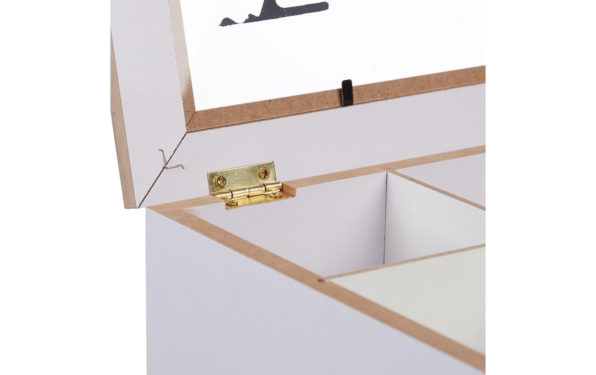 Relaxdays Teebeutelbox Acryl/MDF, 9 Fächer, 25 × 25 × 9 cm, Grau/Weiss