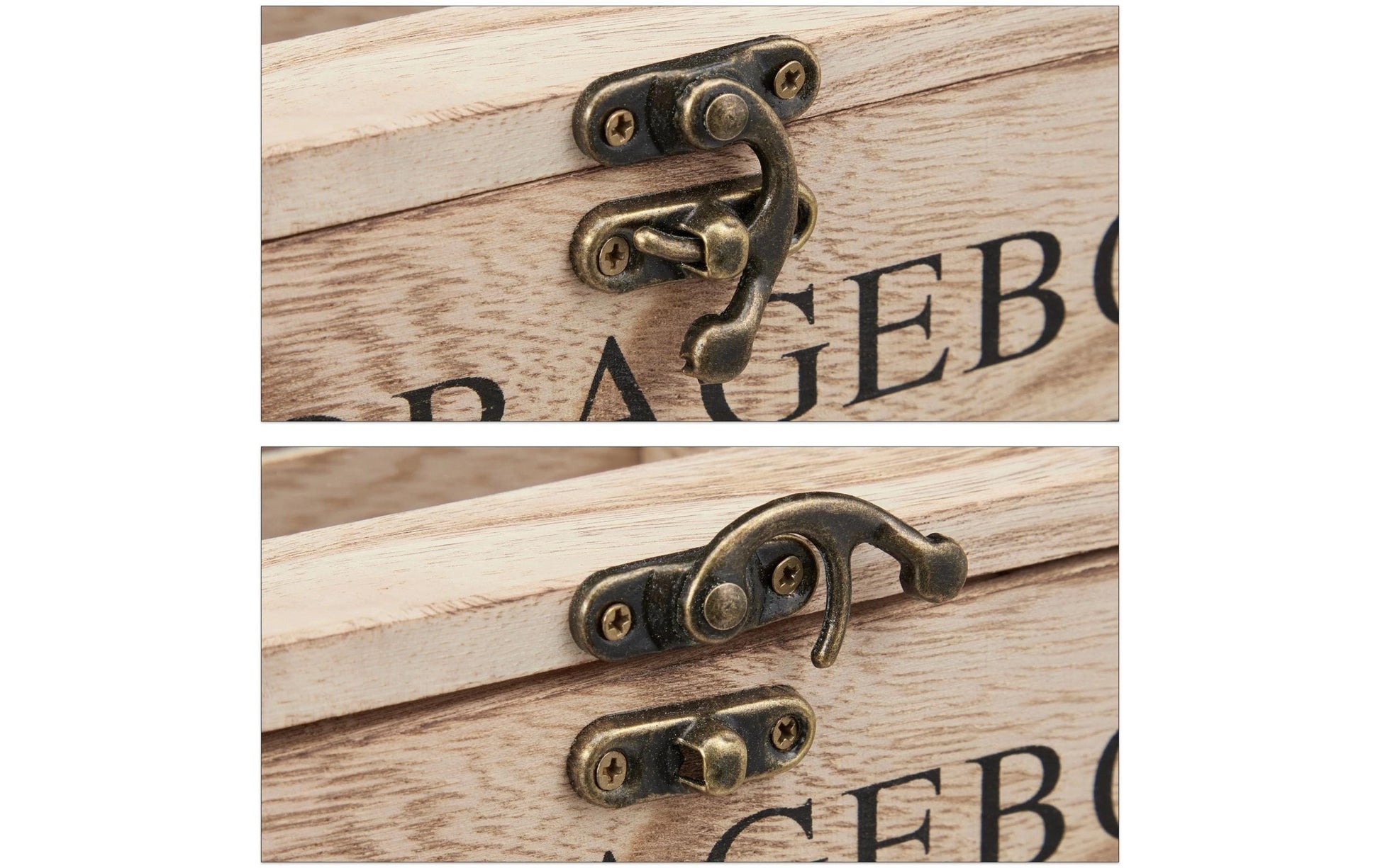 Relaxdays Teebeutelbox Holz, 9 Fächer, 24 × 25 × 9 cm