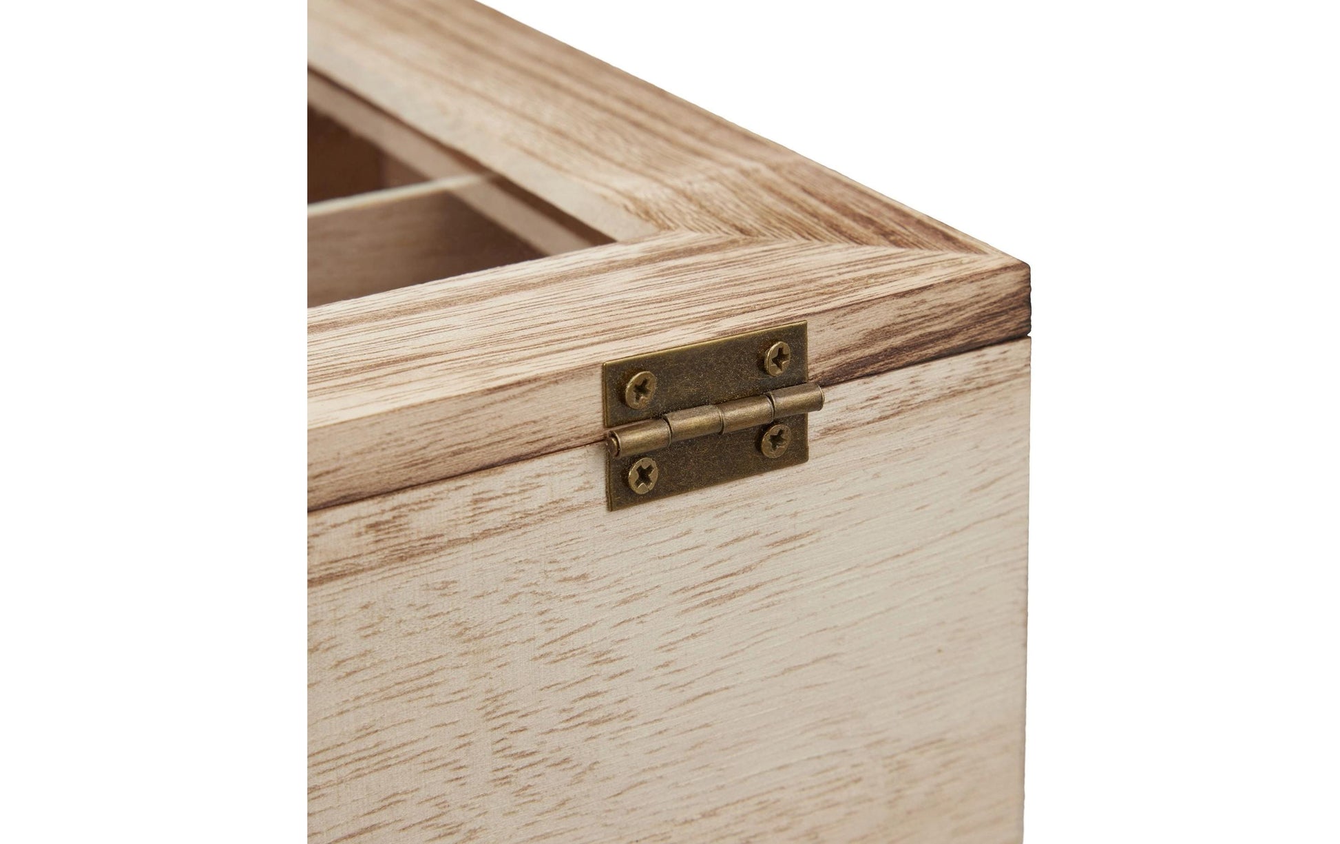 Relaxdays Teebeutelbox Holz, 9 Fächer, 24 × 25 × 9 cm