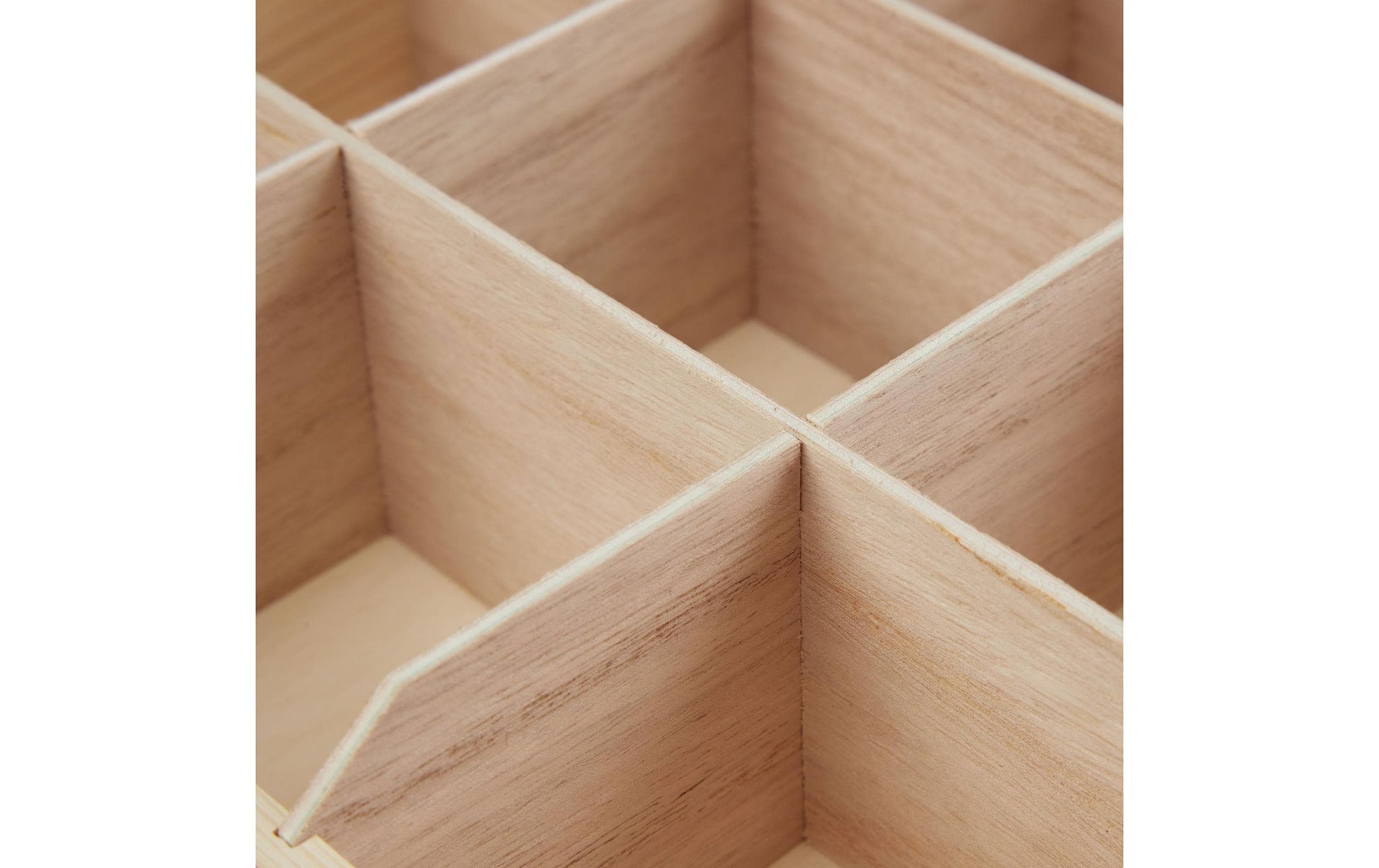 Relaxdays Teebeutelbox Holz, 9 Fächer, 24 × 25 × 9 cm