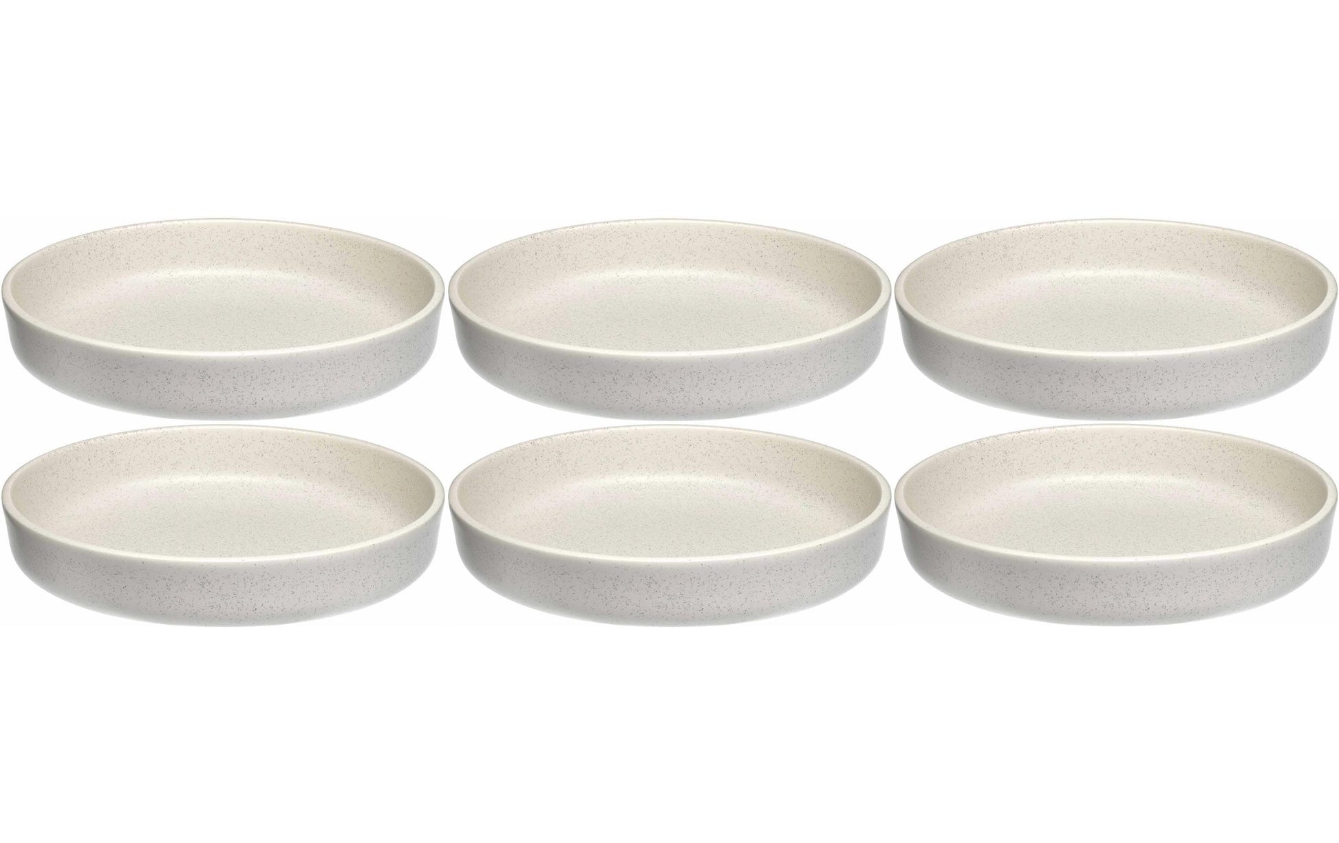 LEONARDO Roma Teller – Keramik, creme, spülmaschinengeeignet, mikrowellengeeignet, 6 Stück