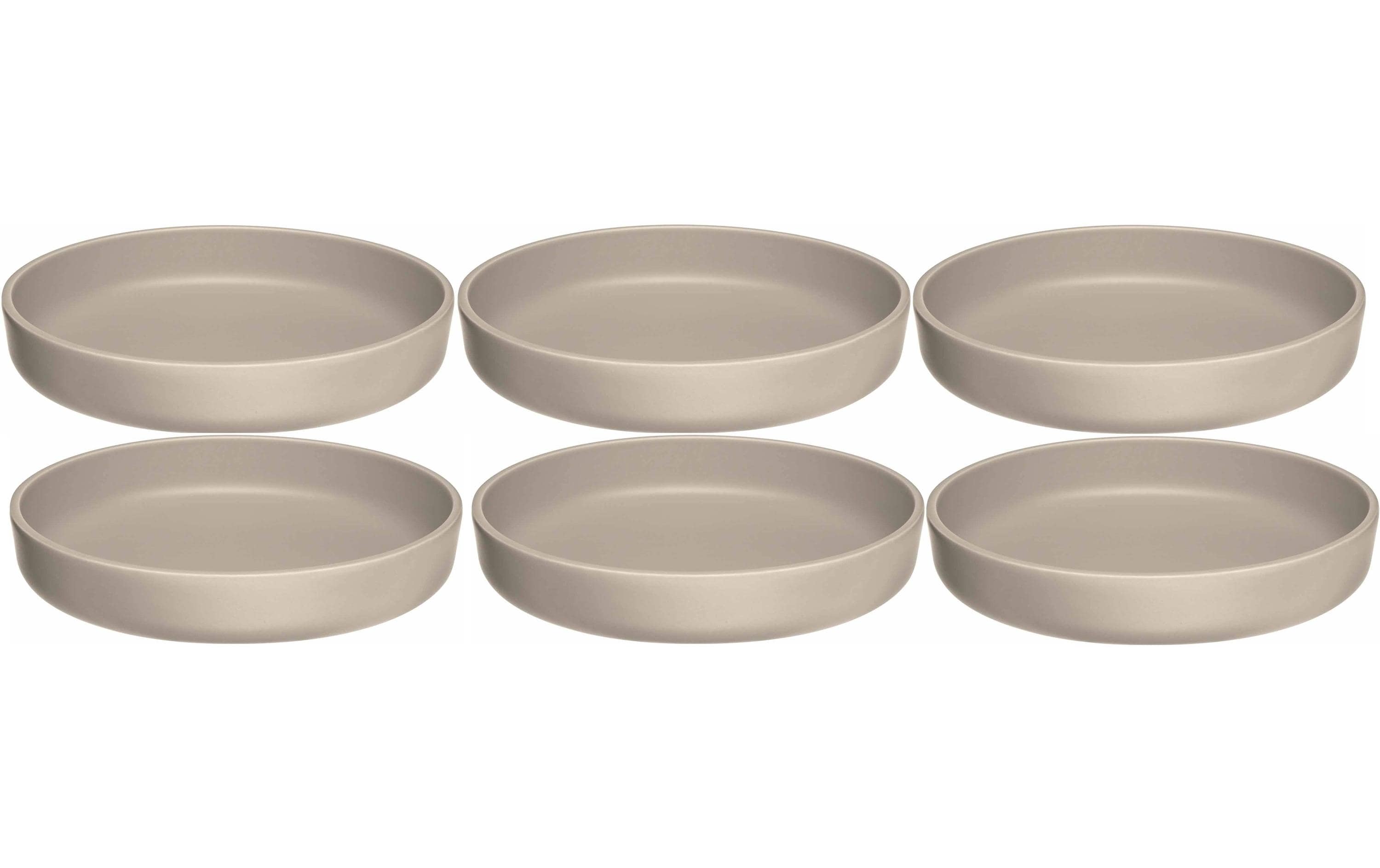 Leonardo Roma tf20 Teller – Ø 19,7 cm, Keramik, beige, 6 Stück