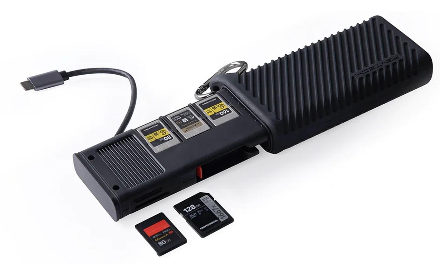 PGYTECH P-GM-167 Kartenleser – CFexpress Typ B, SD/SDHC/SDXC, microSD – USB-C 3.2 Gen 2 – 1 Gbit/s