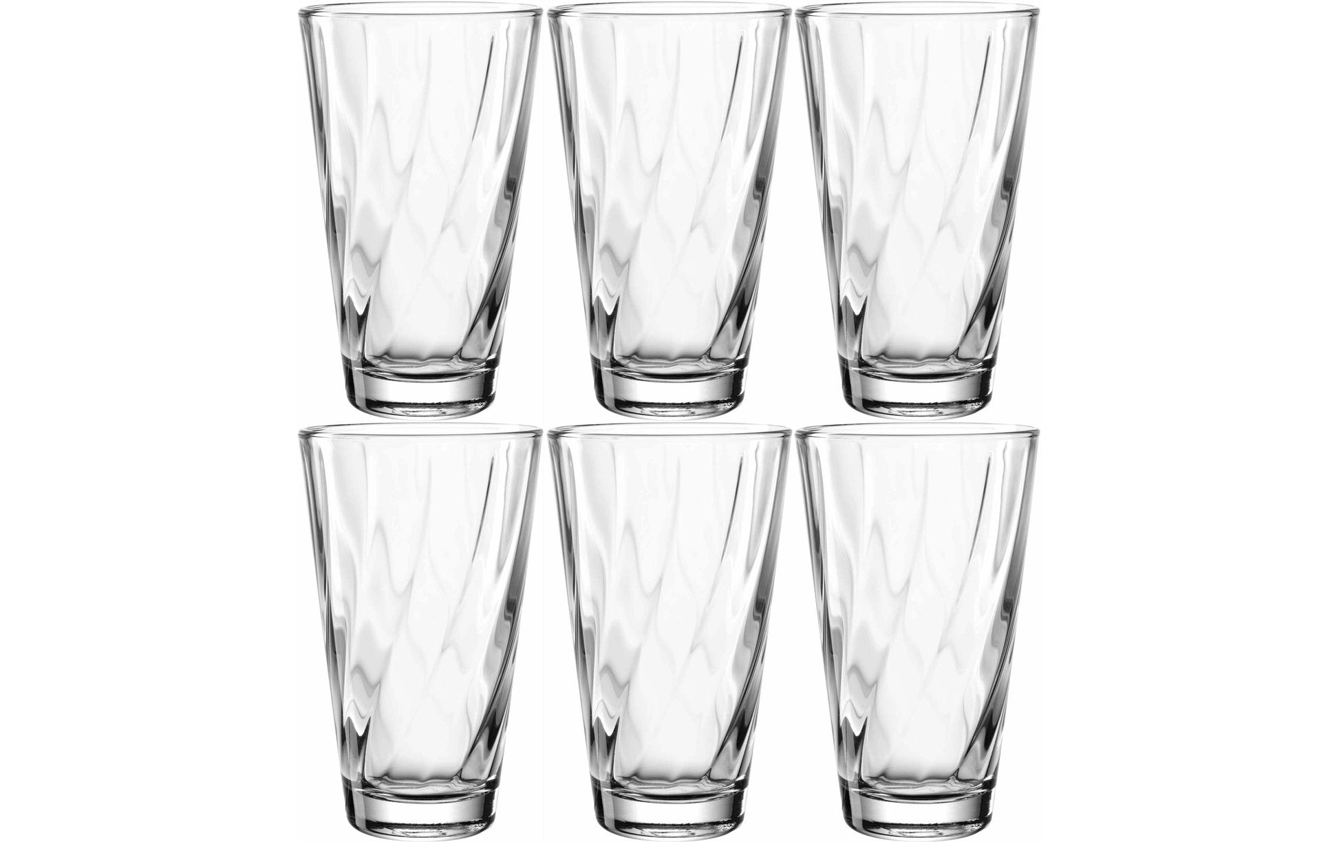LEONARDO Longdrinkglas – 0,30 l, Glas, transparent, spülmaschinenfest