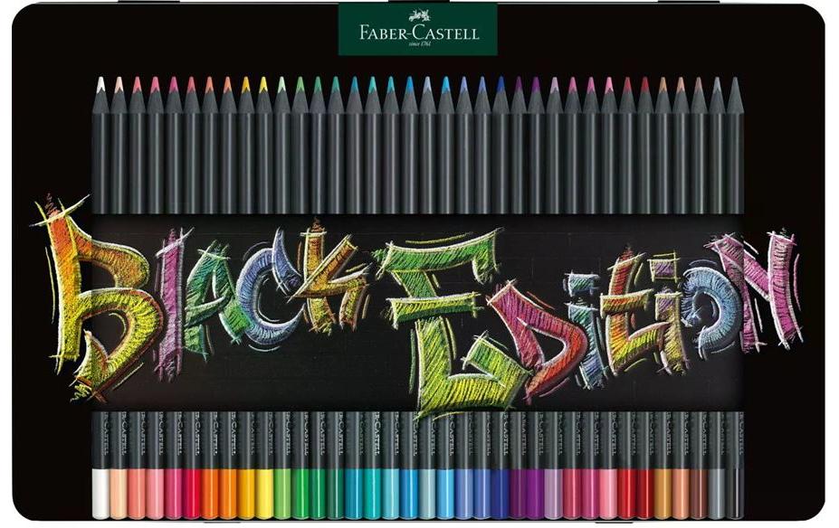 Faber-Castell Buntstifte Classic – 36 Farben, im Metalletui, Ø 3 mm, dreikantig, FSC