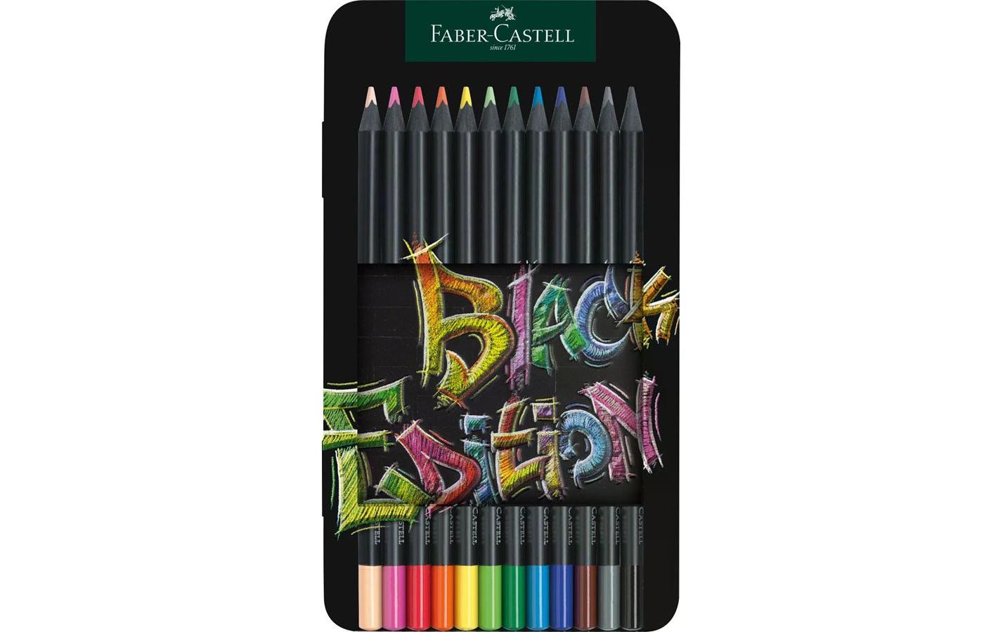 Faber-Castell Farbstifte Classic – 12 Farben, im Metalletui, Ø 3 mm, dreikantig, FSC