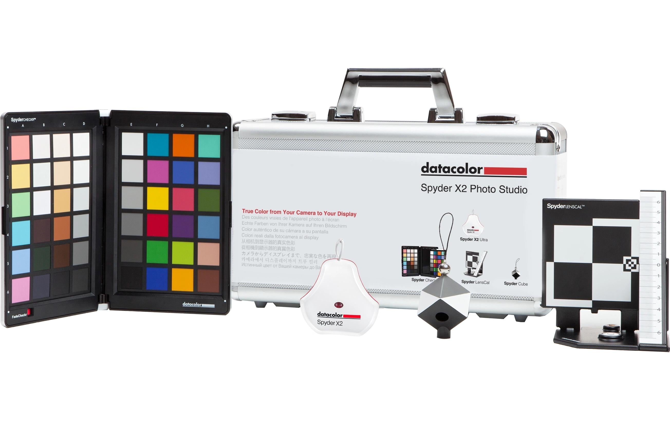 Datacolor Kalibrierungssystem SpyderX2 PHOTO STUDIO – Monitor, Kamera – für Windows 10 und neuer
