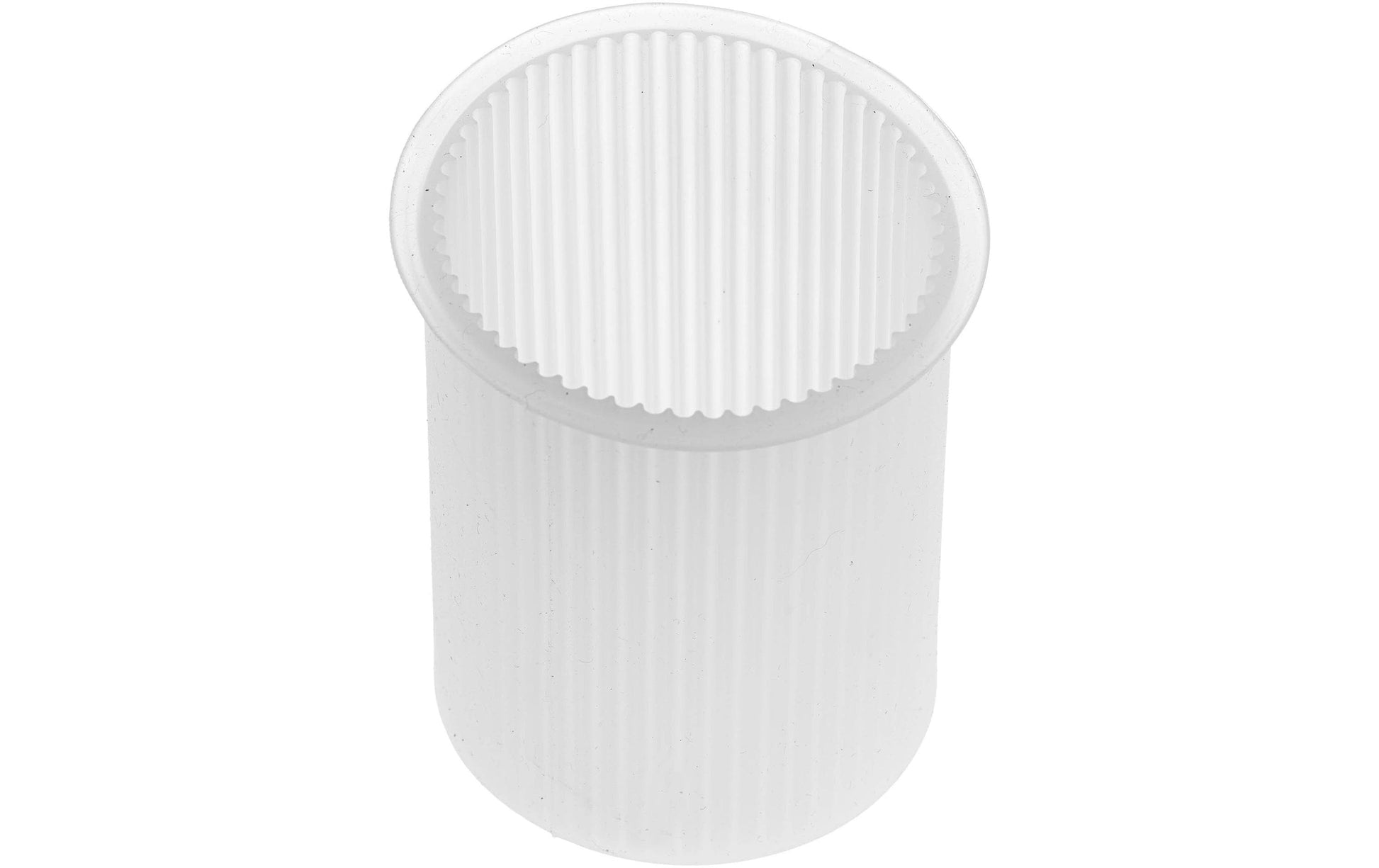 GLOREX Kerzengiessform – Zylinder mit Rillen – Silikon – Ø 70 × 105 mm – 1 Stück