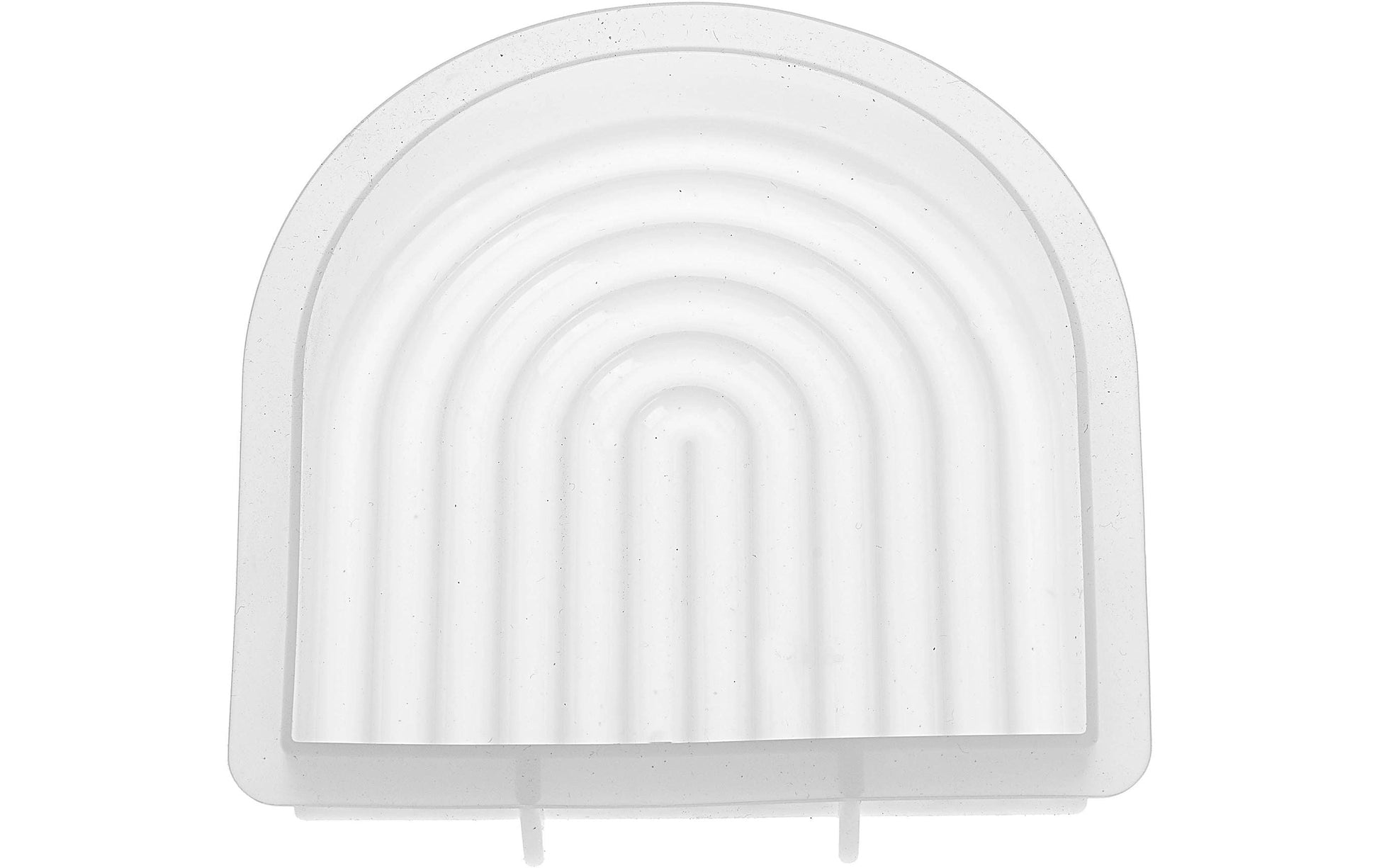 GLOREX Kerzengiessform, Silikon, Weiss, 15 × 3 × 15 cm, 1 Stk