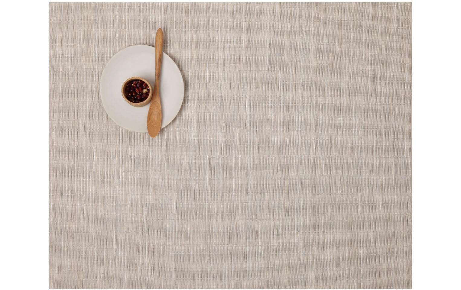 Chilewich Tischset – PVC, beige, 48 × 36 cm