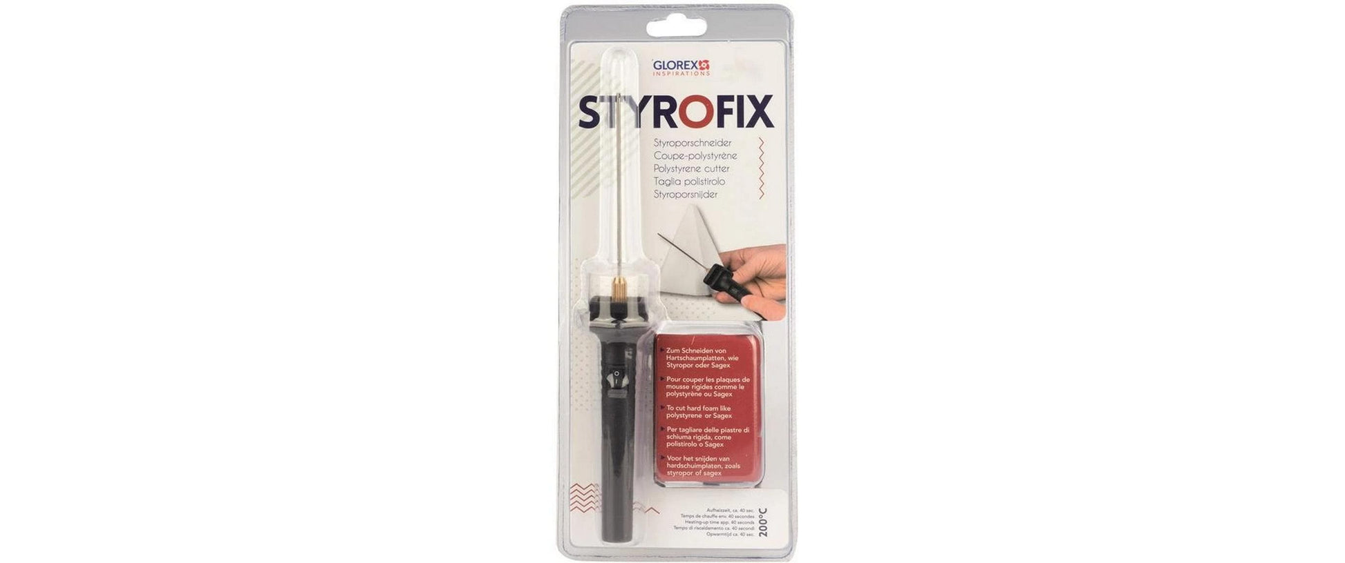 GLOREX STYROFIX – Styroporschneider, 30 cm, 230 V