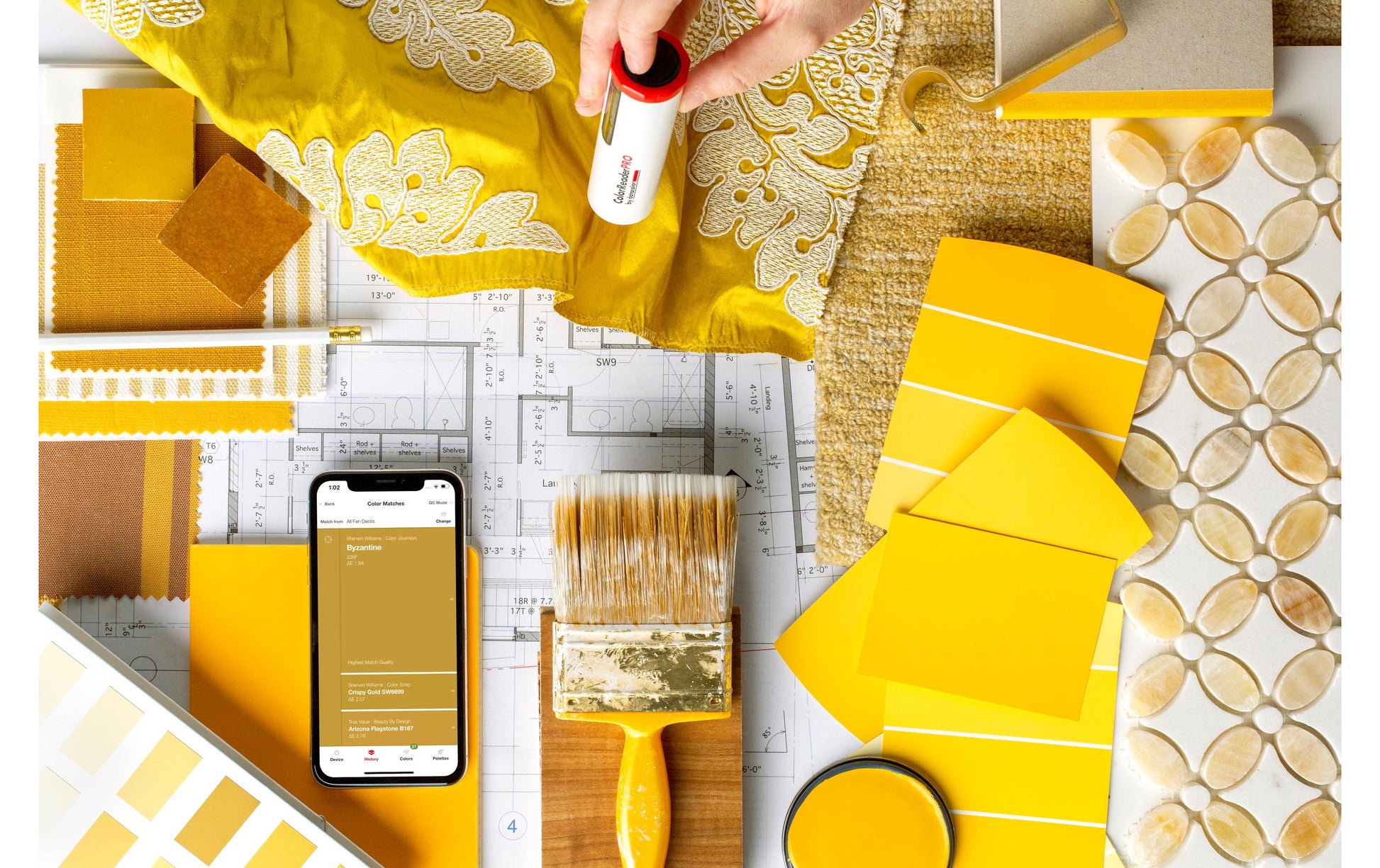 Datacolor Farbmessgerät COLOR READER PRO – Farbkalibrierung – für iOS ab 9,3
