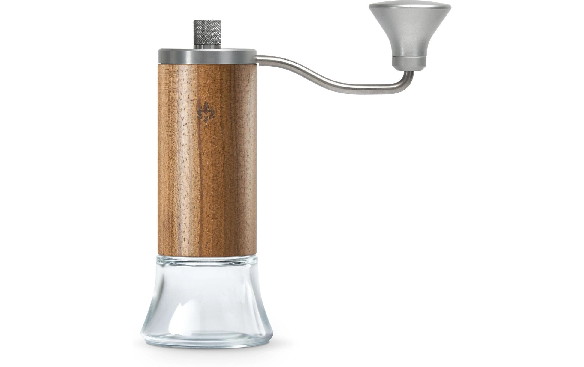 Eureka Hand-Kaffeemühle BabyGrinder – 40 g, Kegelmahlwerk, Walnussholz – Braun