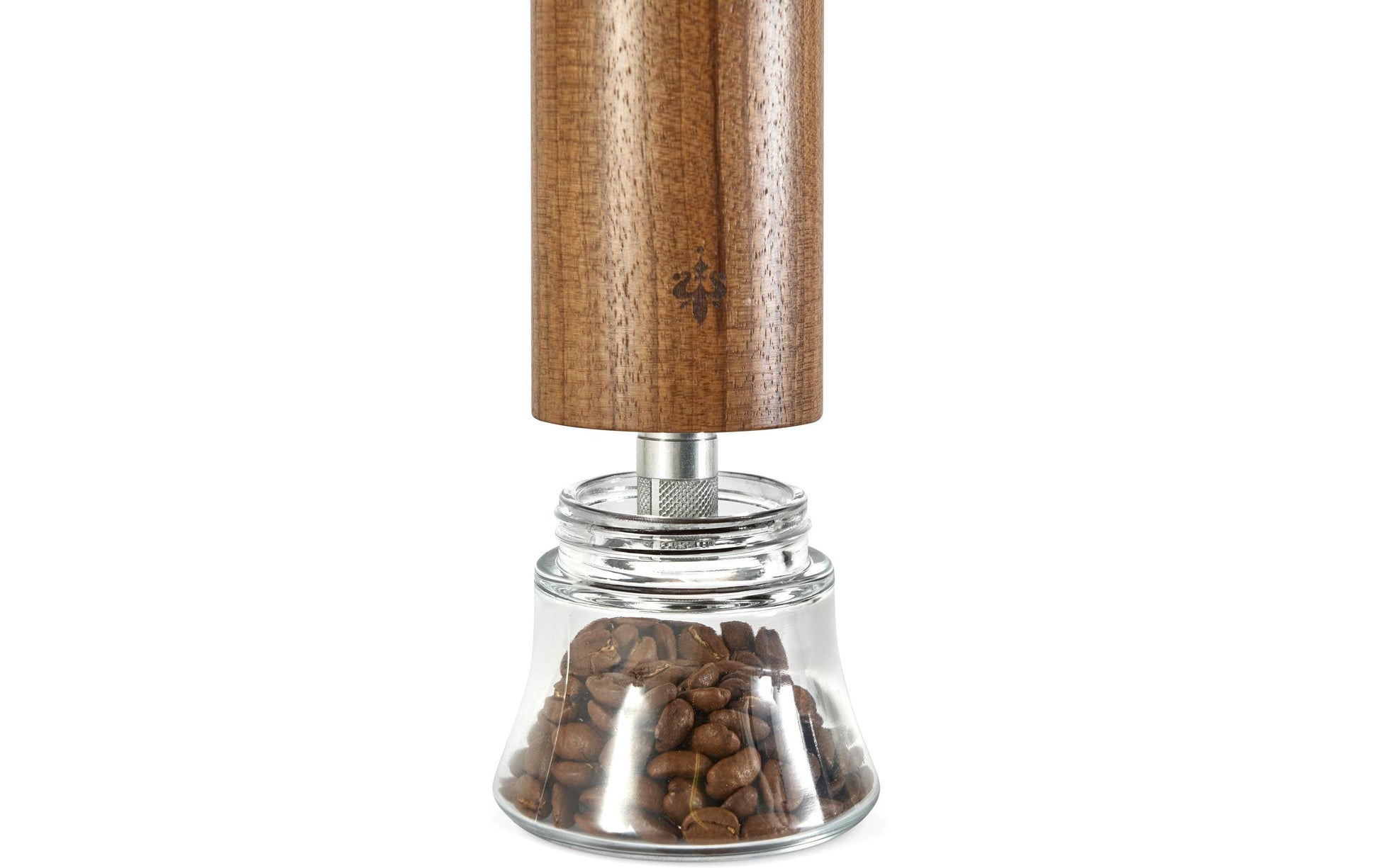 Eureka Hand-Kaffeemühle BabyGrinder – 40 g, Kegelmahlwerk, Walnussholz – Braun