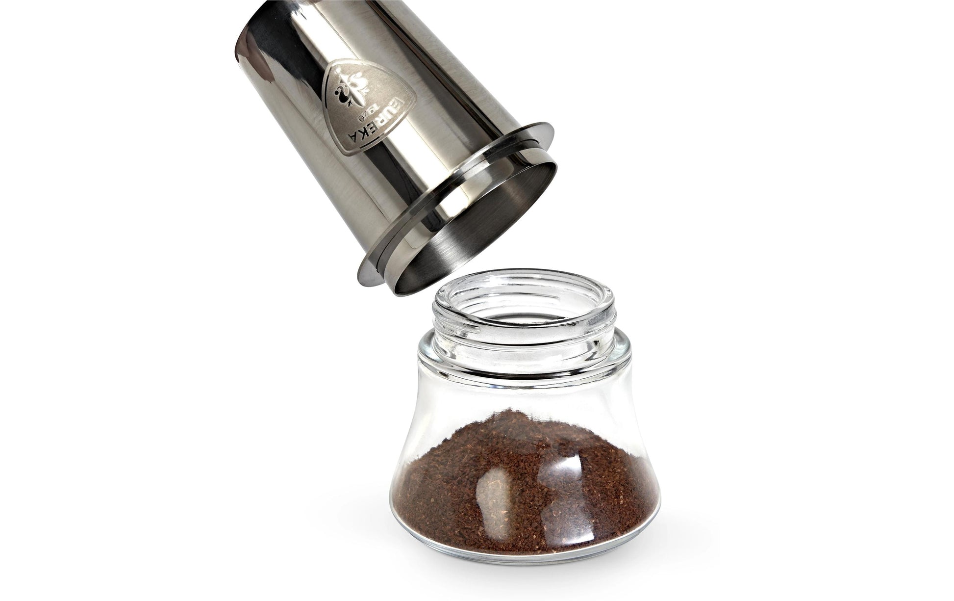 Eureka Hand-Kaffeemühle BabyGrinder – 40 g, Kegelmahlwerk, Olivenholz – Braun