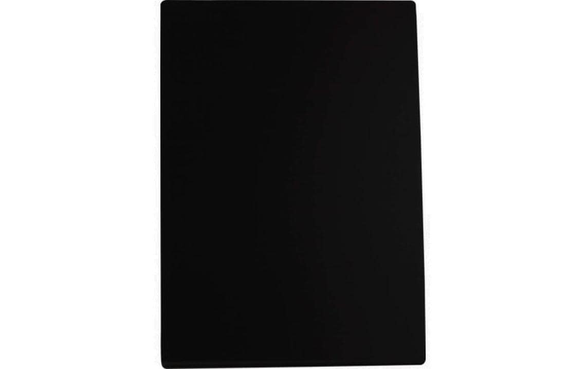 Exacompta Tischkreidetafel DIN A5 (148 × 210 mm) – Schieferoptik (HIPS-Polystyrol), Schwarz – Hoch/Quer