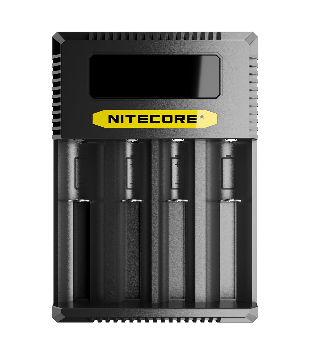 Nitecore Ci4 Multi-Bay-Ladegerät 4× – USB-C, 3 A Ladestrom – für Li-Ion, NiMH, NiCd (AA–D, 26700)