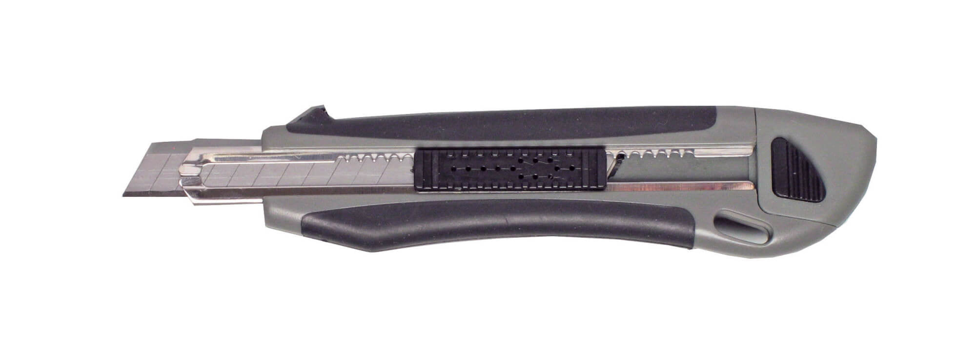 MAUL Cutter Profi – Abbrechmesser 9 mm, einziehbar, Kunststoff, grau
