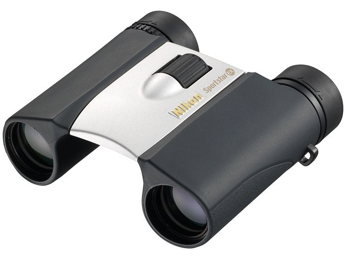 Nikon Sportstar EX 10×25 DCF Fernglas – 25 mm, wasserdicht, Naheinstellgrenze 3,5 m, 280 g, schwarz/silber