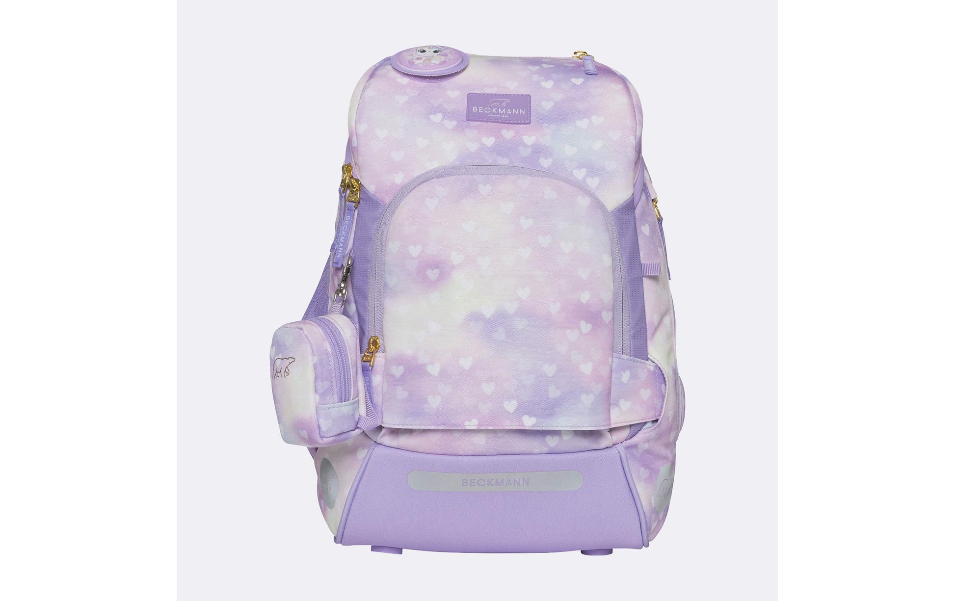 Beckmann Active Air FLX – Schulrucksack-Set 6-teilig, Unicorn Princess, 25 l, 22×39×26 cm