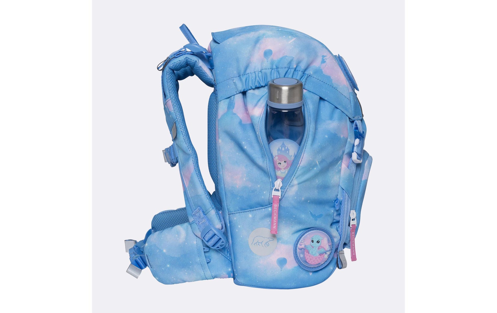 Beckmann Classic – Schulrucksack-Set 6-teilig, Fairytale, 22 l, 24×37×25 cm
