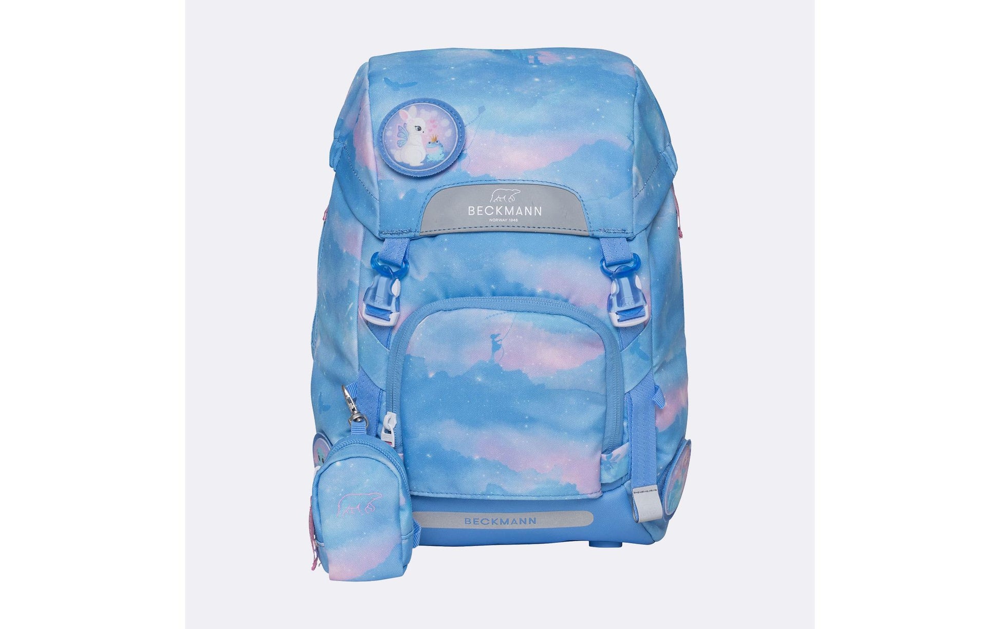 Beckmann Classic – Schulrucksack-Set 6-teilig, Fairytale, 22 l, 24×37×25 cm