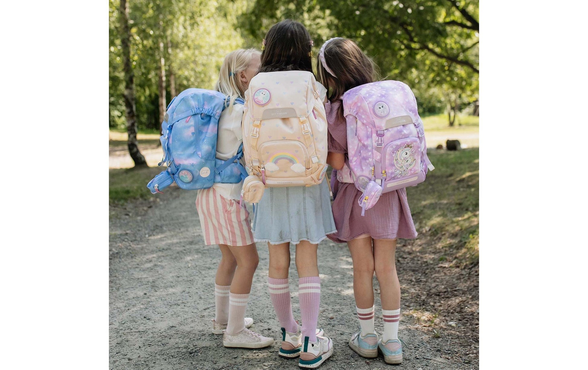 Beckmann Classic – Schulrucksack-Set 6-teilig, Unicorn Princess, 22 l, 24×37×25 cm